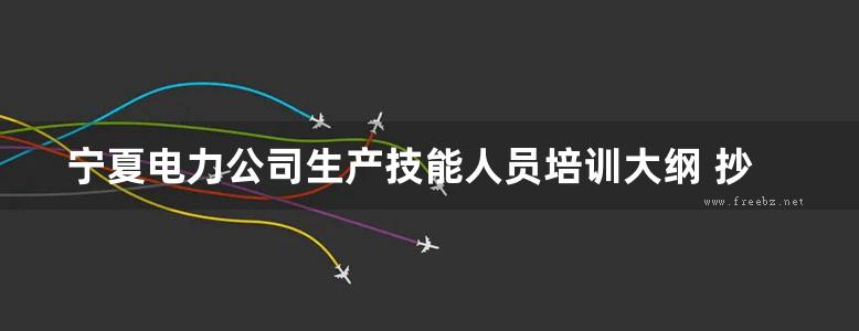 宁夏电力公司生产技能人员培训大纲 抄表核算收费 宁夏电力公司编 (2008版)